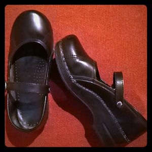 Black Dansko Leather Mary Jane, Size 36